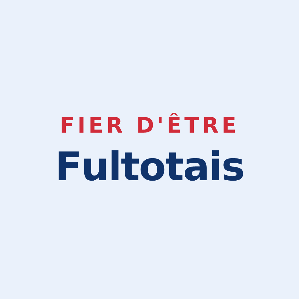Sticker « Fier d'être Fultotais » — design pour Fultot