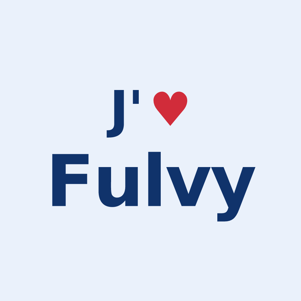 Sticker personnalisé Fulvy — design J'aime Fulvy