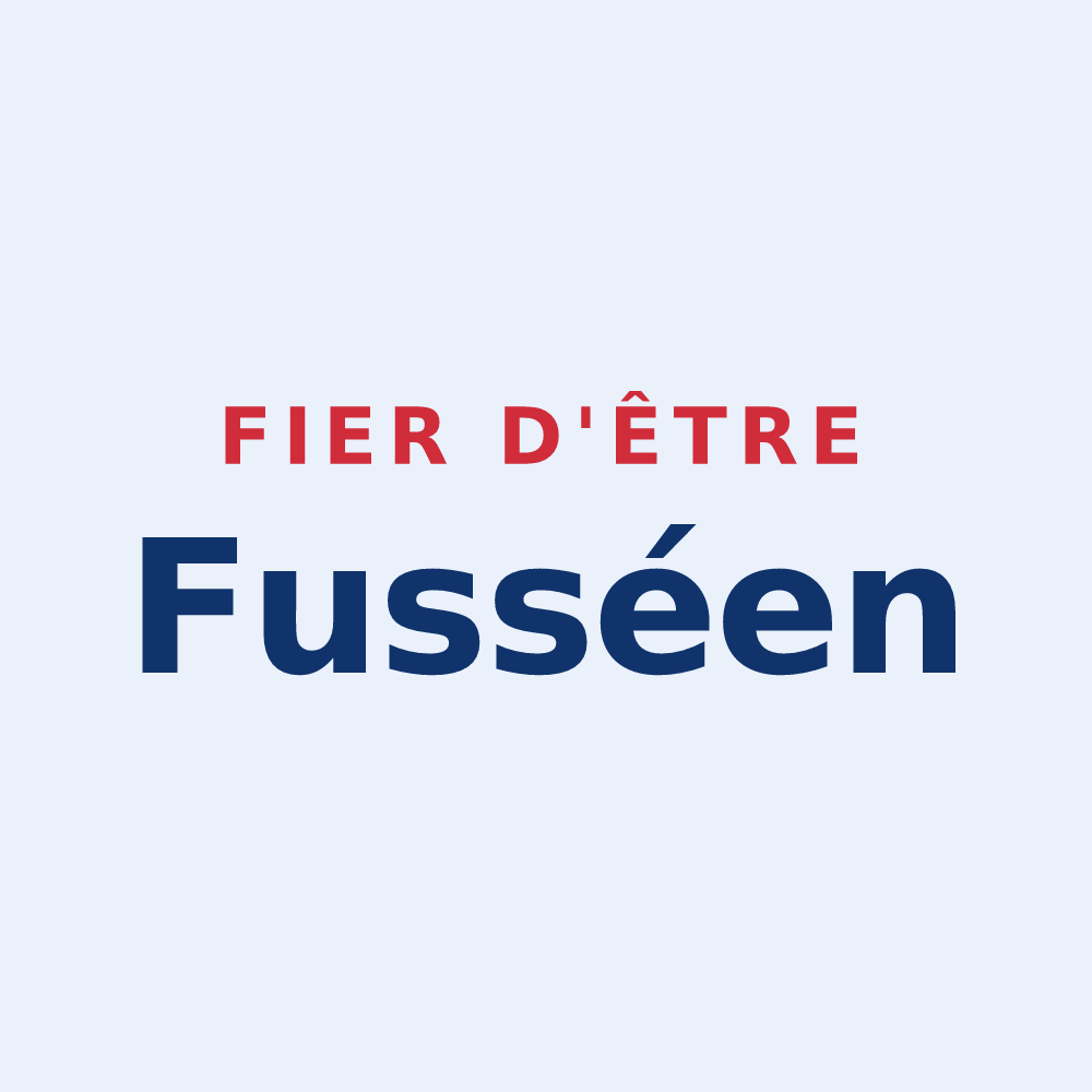 Sticker « Fier d'être Fusséen » — design pour Fussy