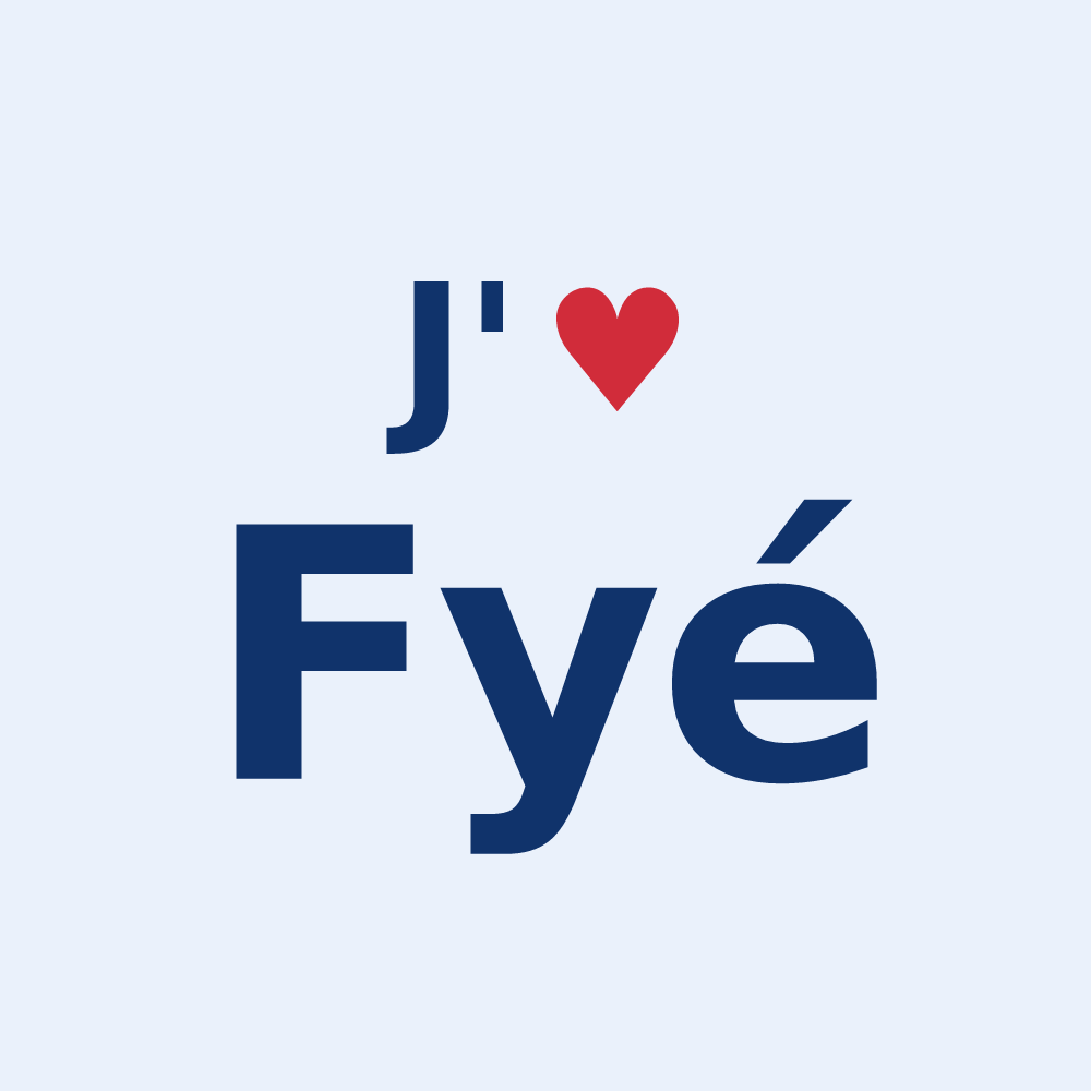 Sticker personnalisé Fyé — design J'aime Fyé