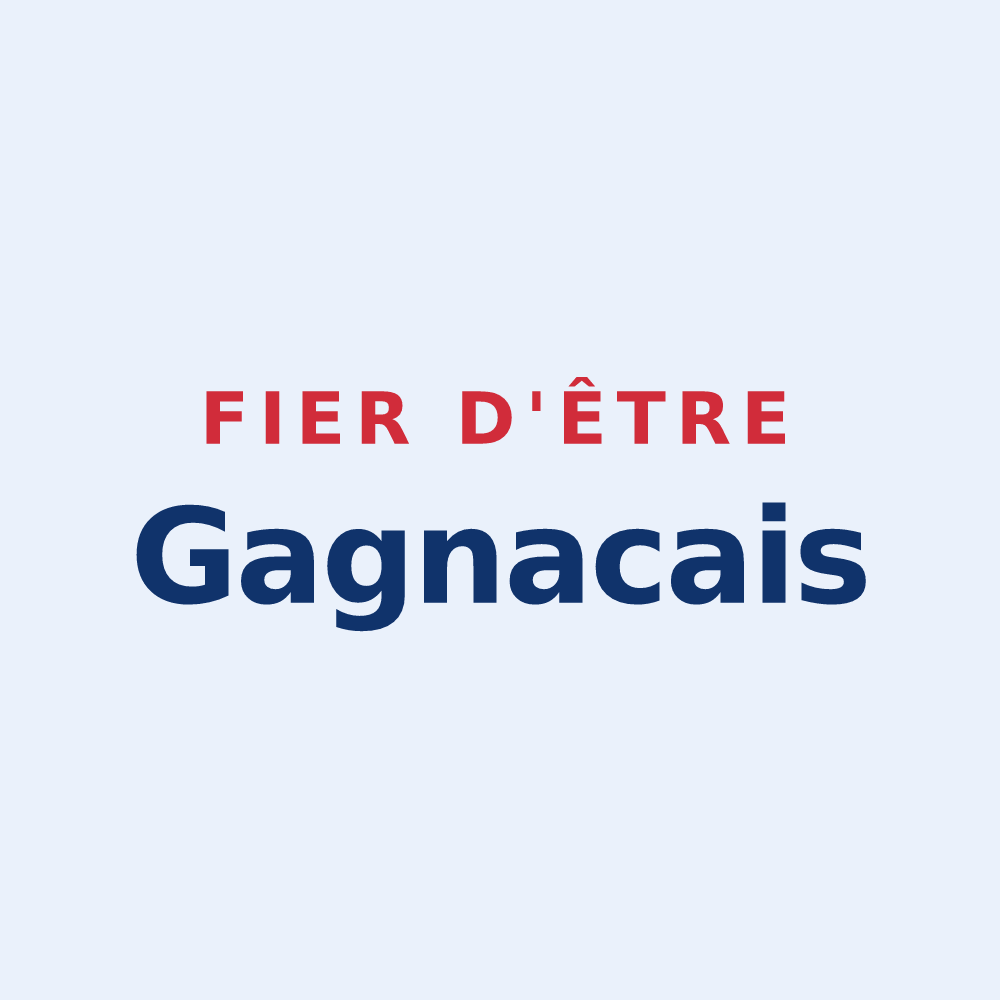 Sticker « Fier d'être Gagnacais » — design pour Gagnac-sur-Garonne