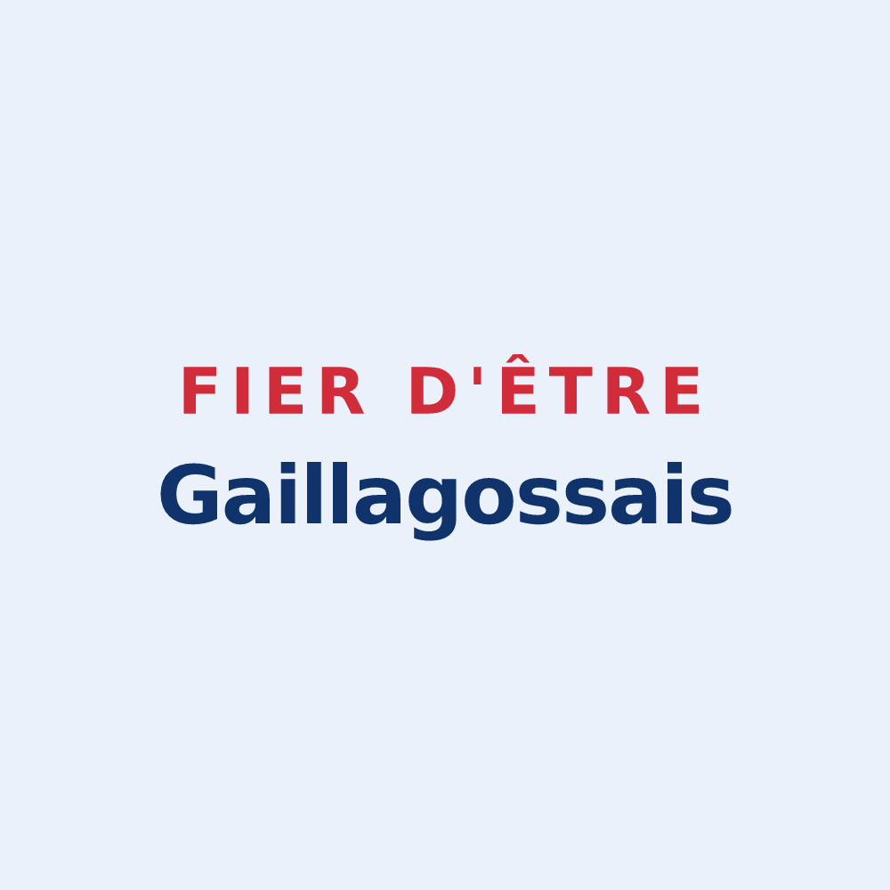 Sticker « Fier d'être Gaillagossais » — design pour Gaillagos