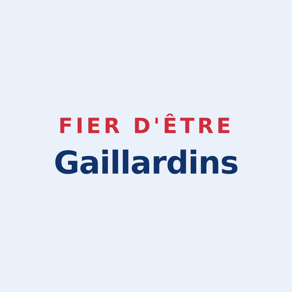Sticker « Fier d'être Gaillardins » — design pour Gaillard