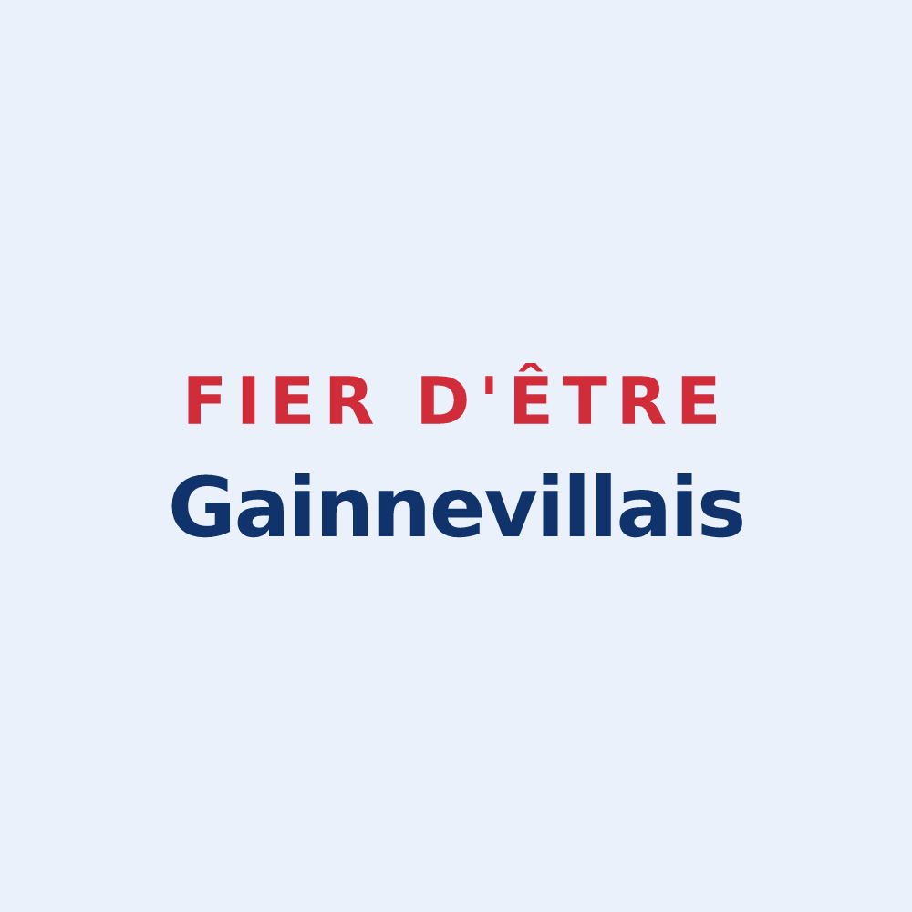 Sticker « Fier d'être Gainnevillais » — design pour Gainneville