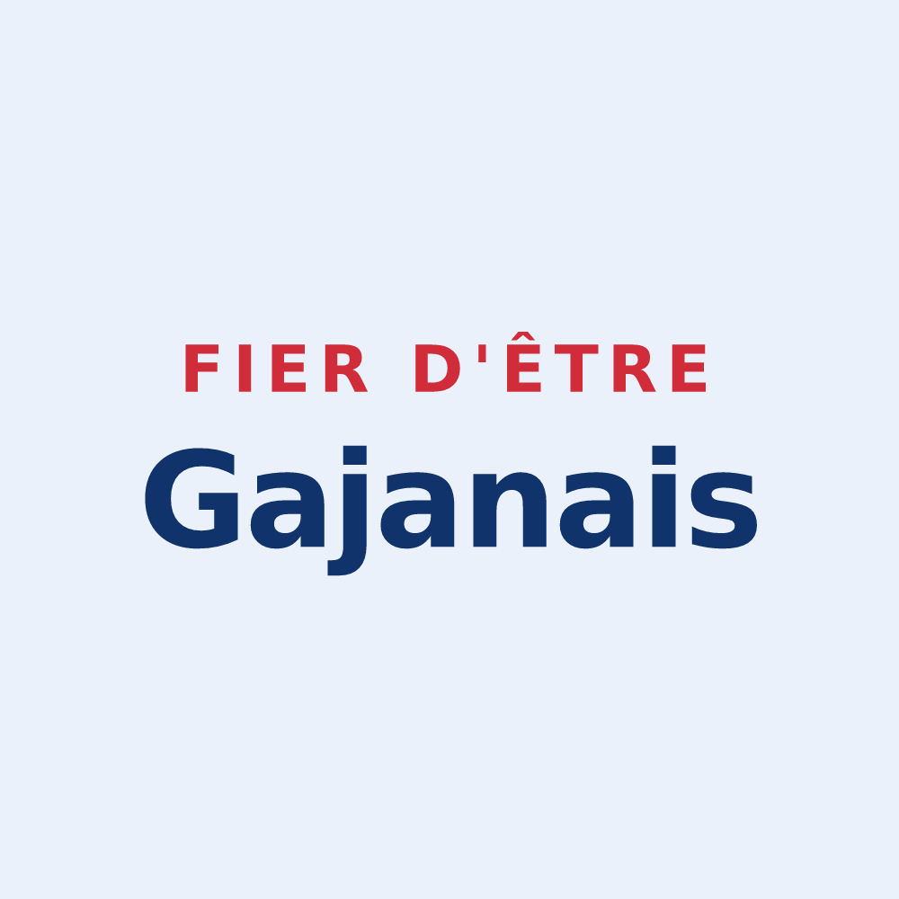 Sticker « Fier d'être Gajanais » — design pour Gajan