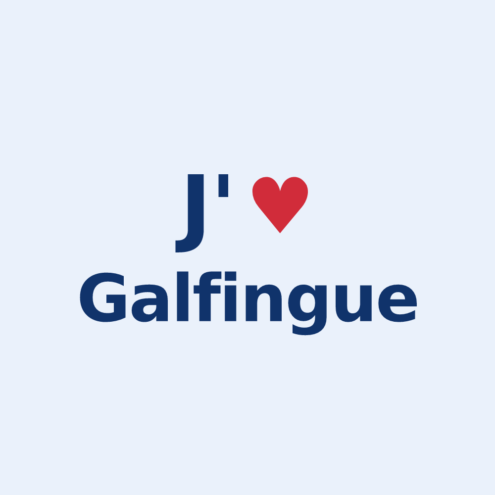 Sticker personnalisé Galfingue — design J'aime Galfingue