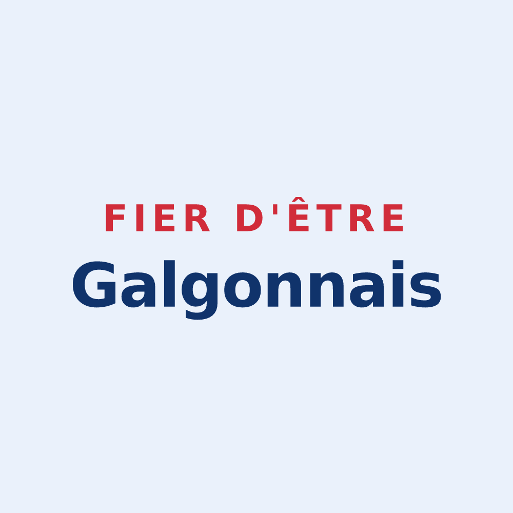 Sticker « Fier d'être Galgonnais » — design pour Galgon