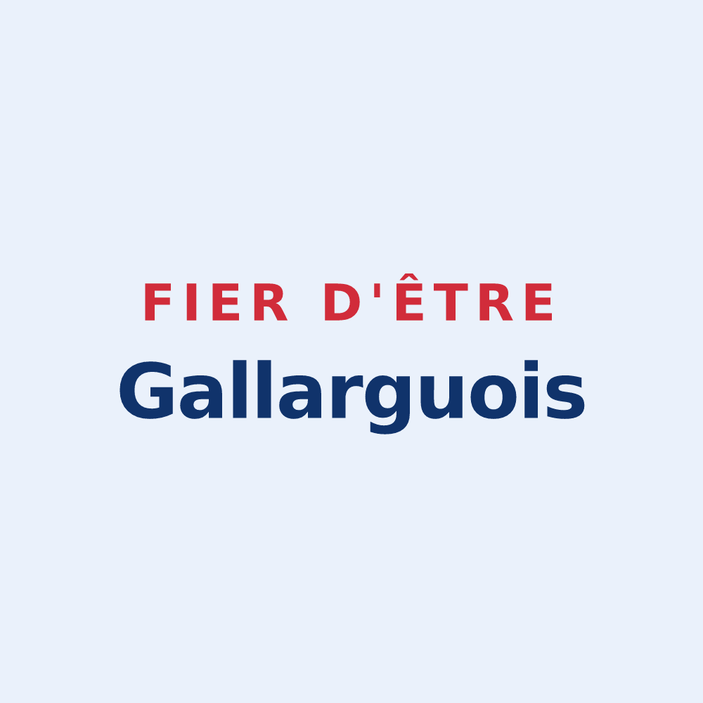 Sticker « Fier d'être Gallarguois » — design pour Gallargues-le-Montueux