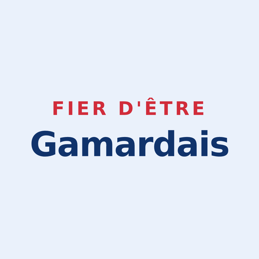 Sticker « Fier d'être Gamardais » — design pour Gamarde-les-Bains