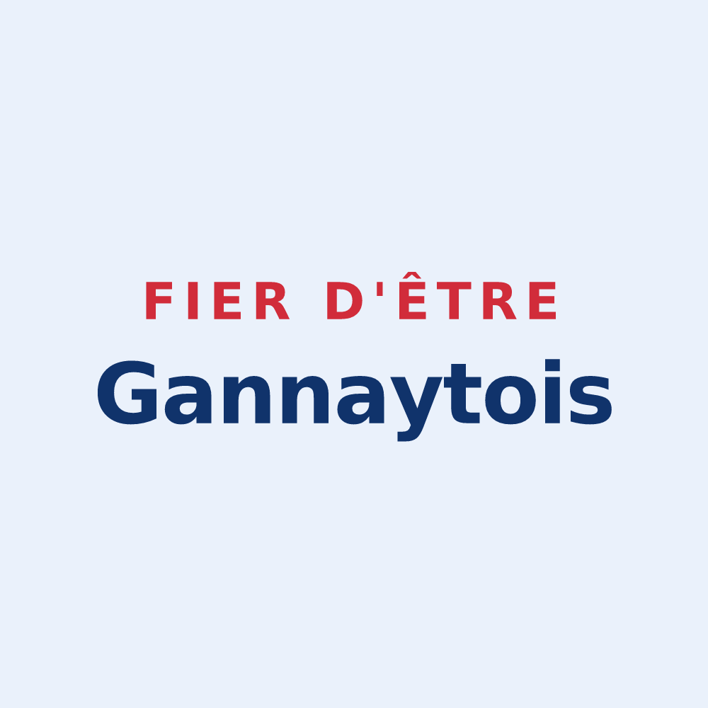 Sticker « Fier d'être Gannaytois » — design pour Gannay-sur-Loire