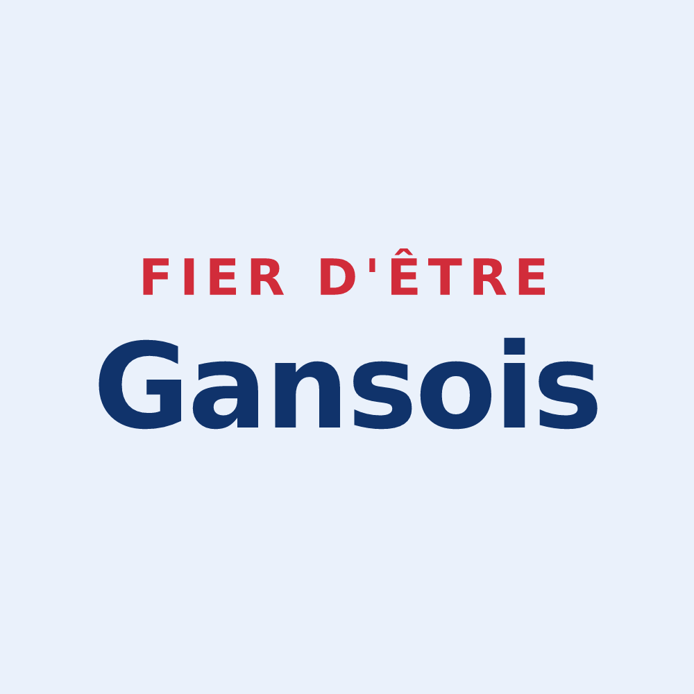 Sticker « Fier d'être Gansois » — design pour Gans