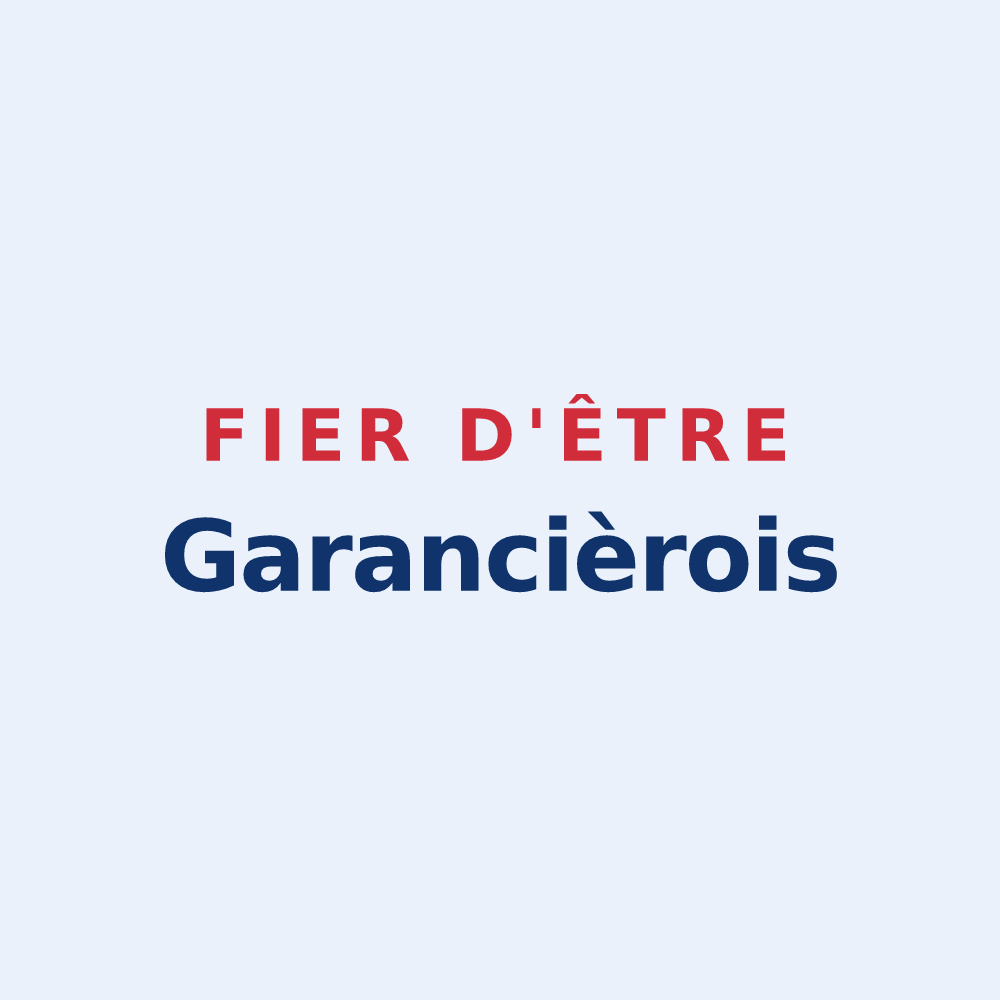Sticker « Fier d'être Garancièrois » — design pour Garancières-en-Drouais