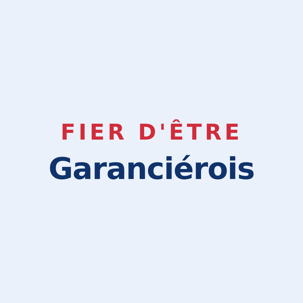 Sticker « Fier d'être Garanciérois » — design pour Garancières