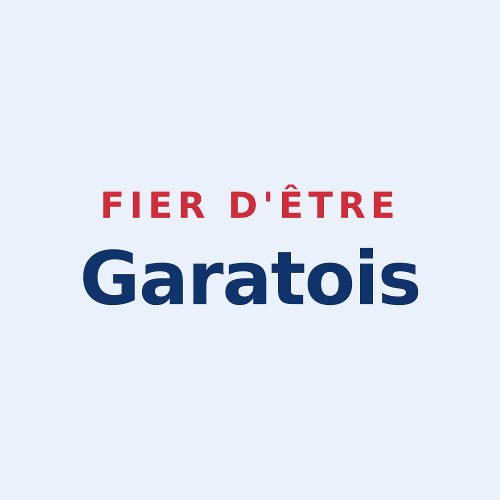 Sticker « Fier d'être Garatois » — design pour Garat