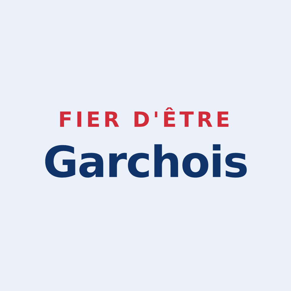 Sticker « Fier d'être Garchois » — design pour Garches