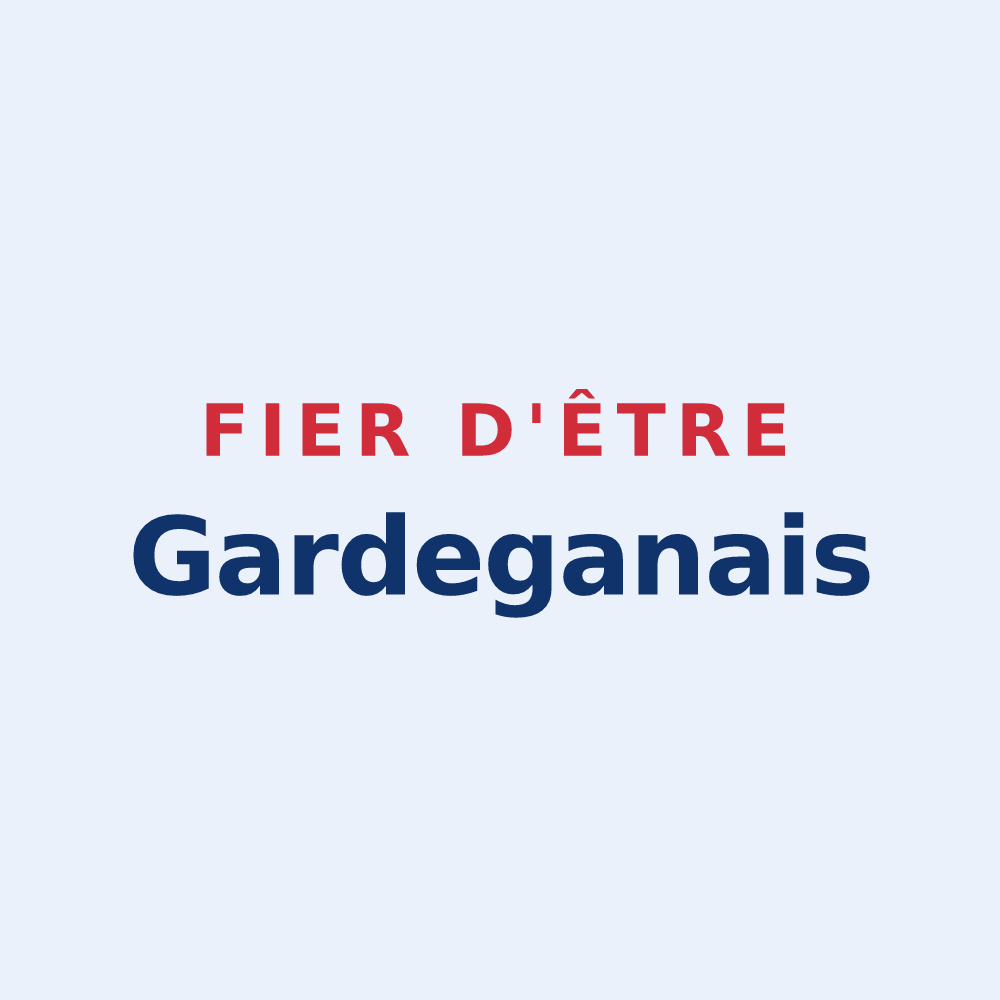 Sticker « Fier d'être Gardeganais » — design pour Gardegan-et-Tourtirac
