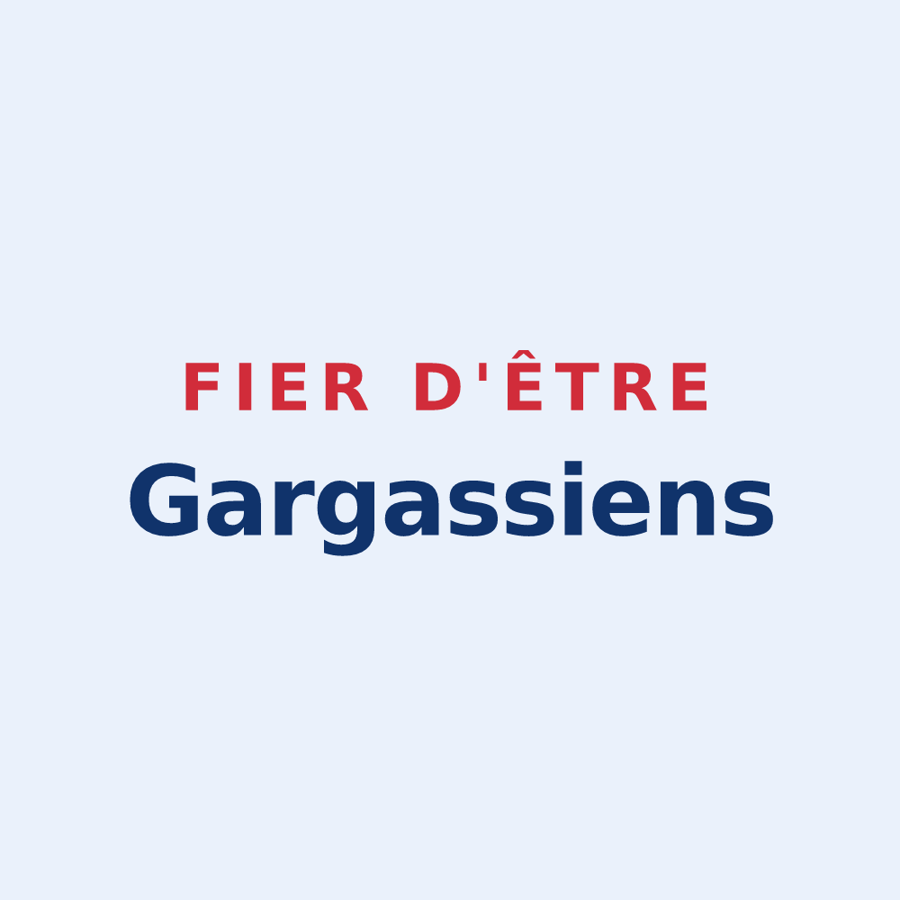 Sticker « Fier d'être Gargassiens » — design pour Gargas