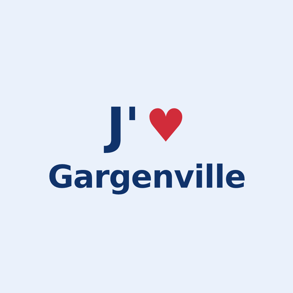 Sticker personnalisé Gargenville — design J'aime Gargenville