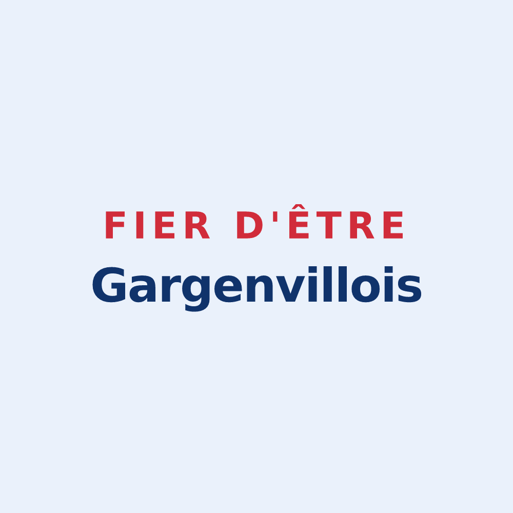 Sticker « Fier d'être Gargenvillois » — design pour Gargenville