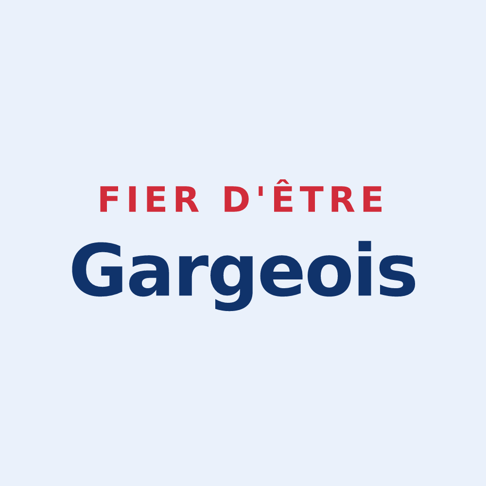 Sticker « Fier d'être Gargeois » — design pour Garges-lès-Gonesse