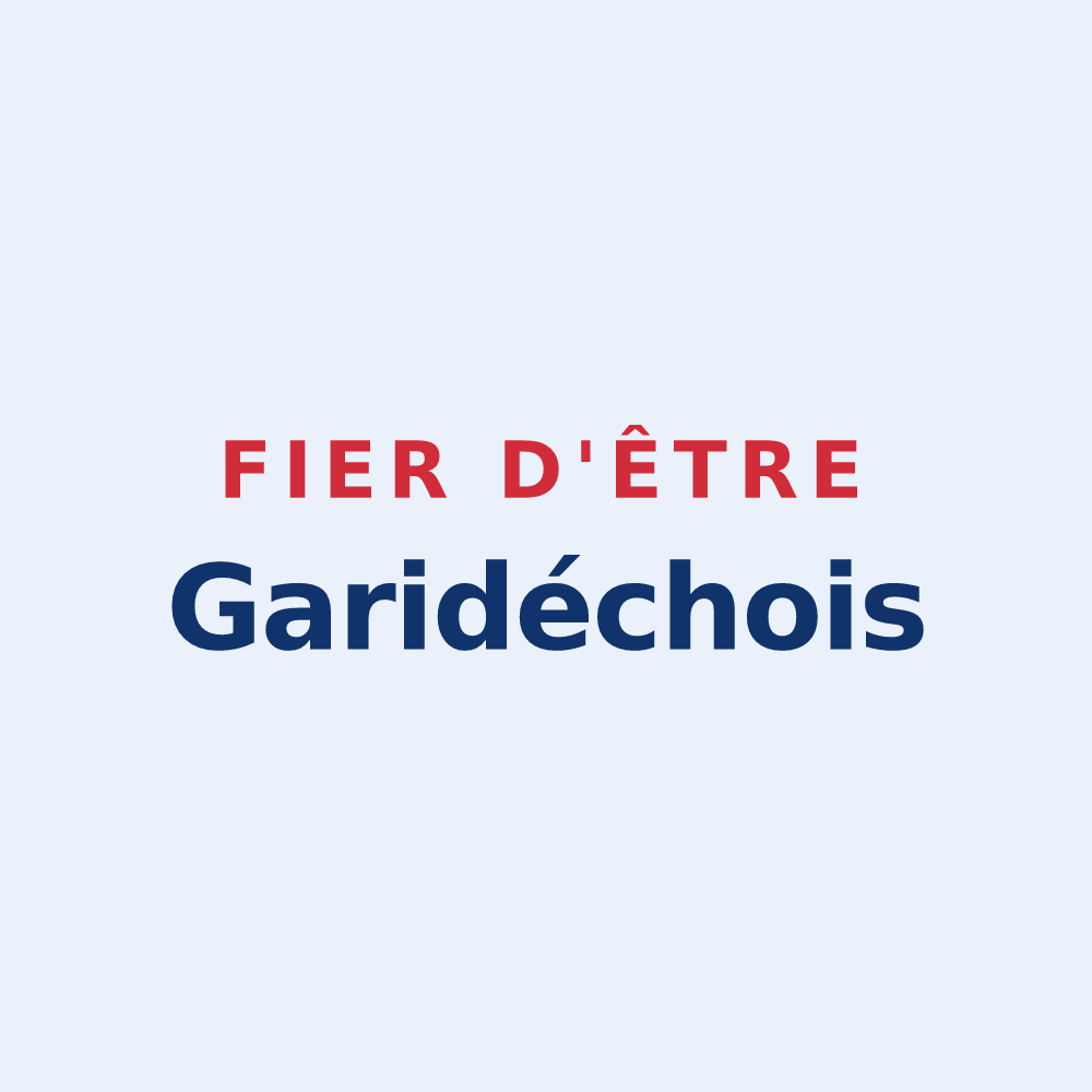 Sticker « Fier d'être Garidéchois » — design pour Garidech