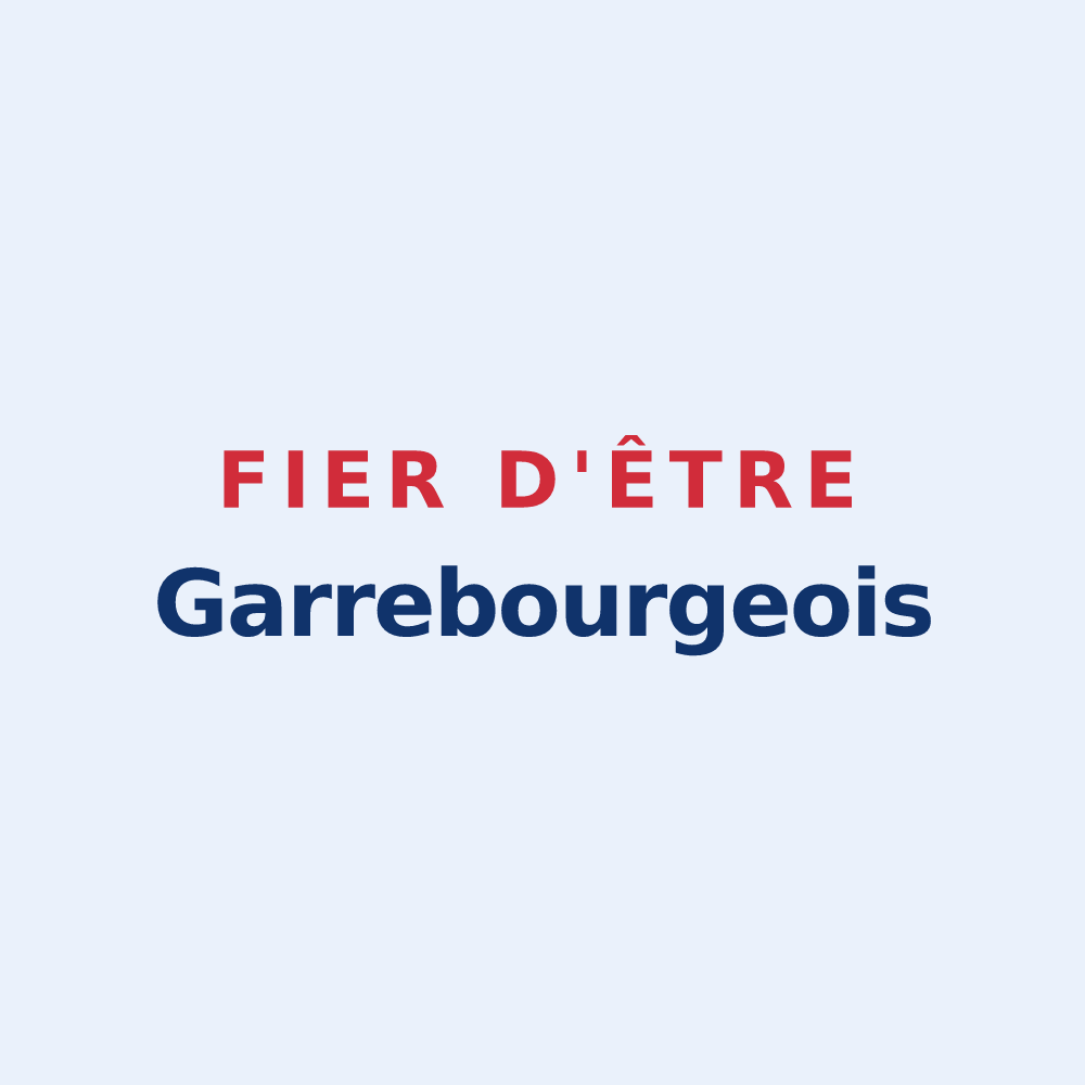 Sticker « Fier d'être Garrebourgeois » — design pour Garrebourg