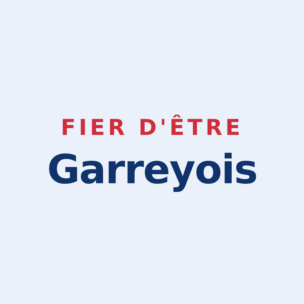 Sticker « Fier d'être Garreyois » — design pour Garrey