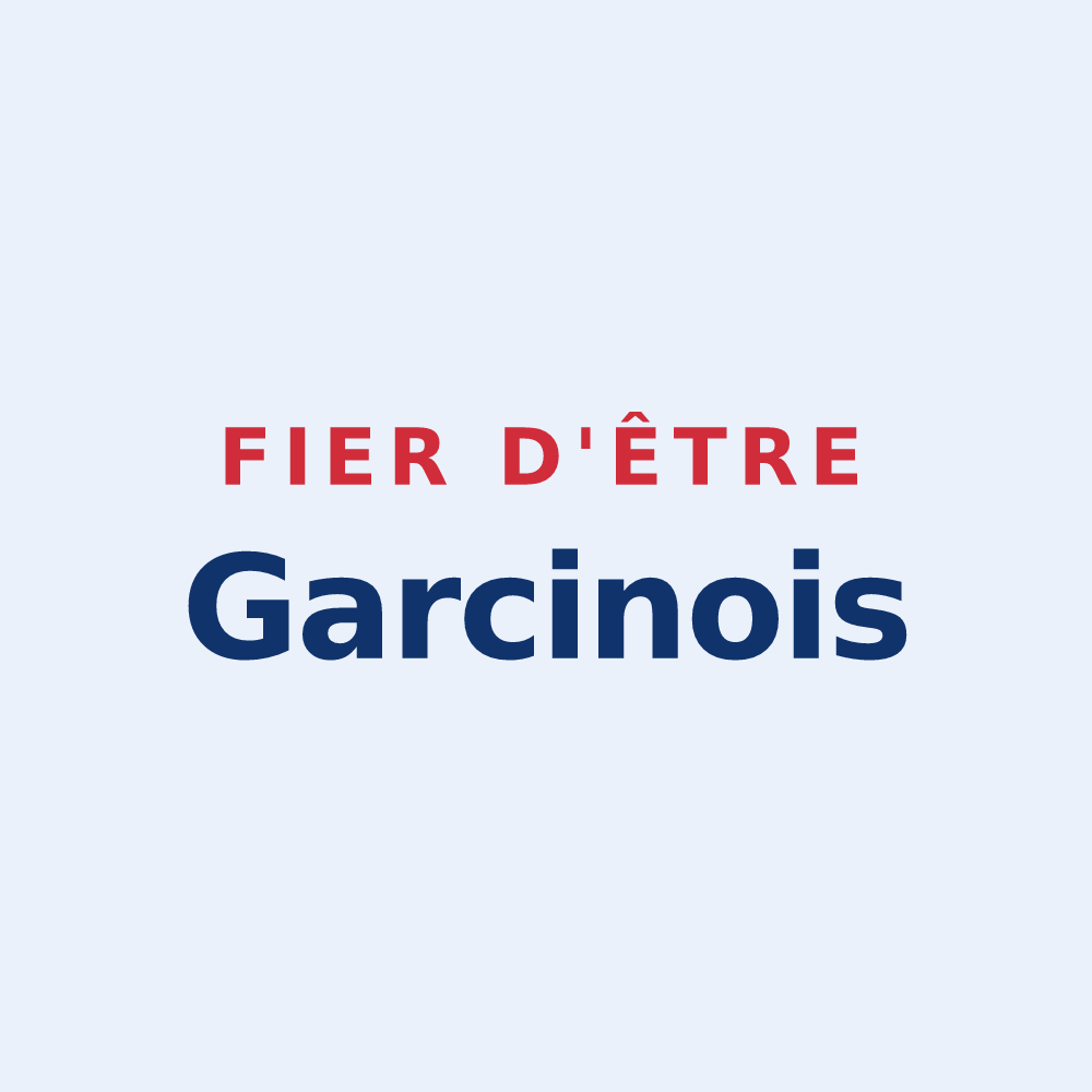 Sticker « Fier d'être Garcinois » — design pour Gars