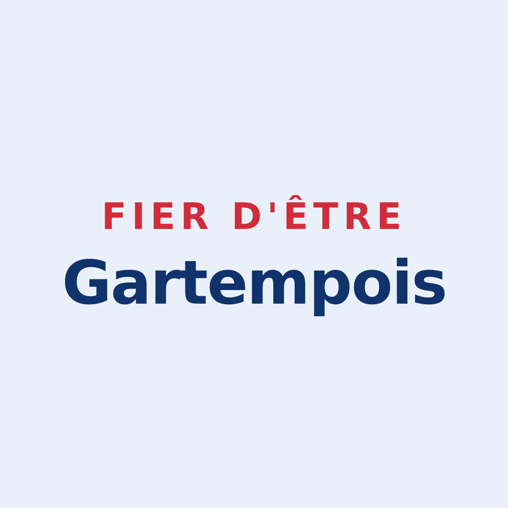Sticker « Fier d'être Gartempois » — design pour Gartempe