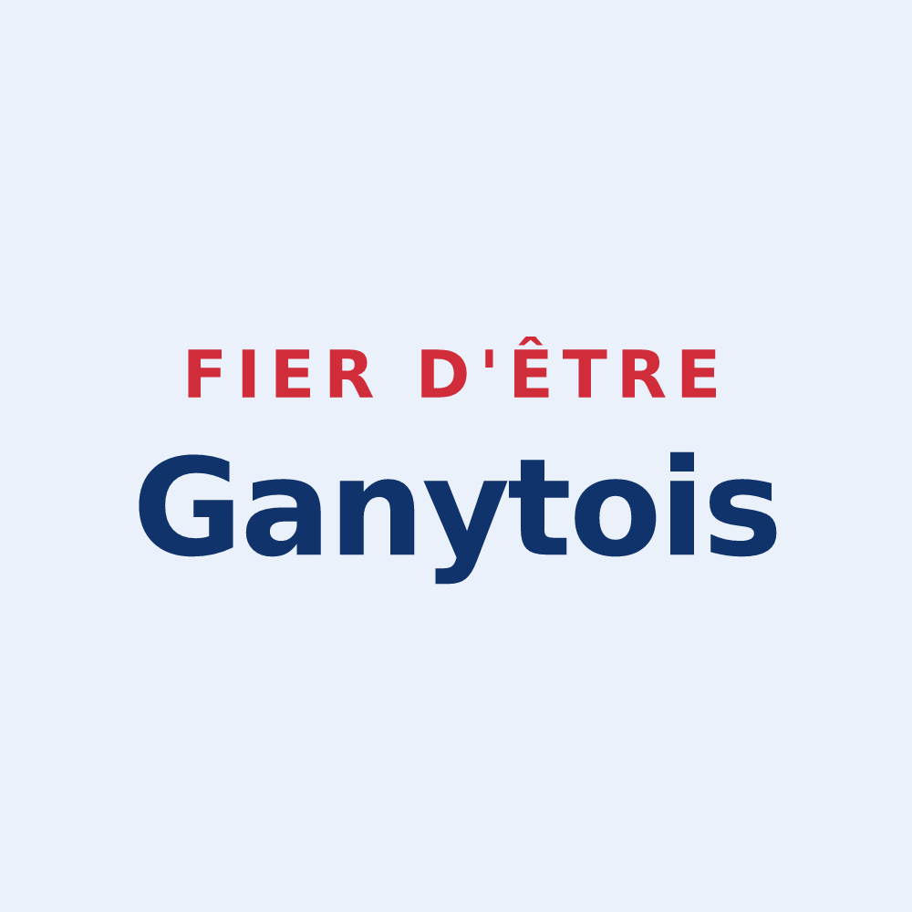 Sticker « Fier d'être Ganytois » — design pour Gasny