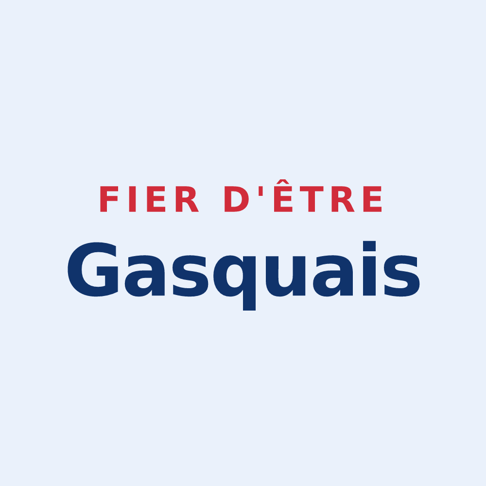 Sticker « Fier d'être Gasquais » — design pour Gasques