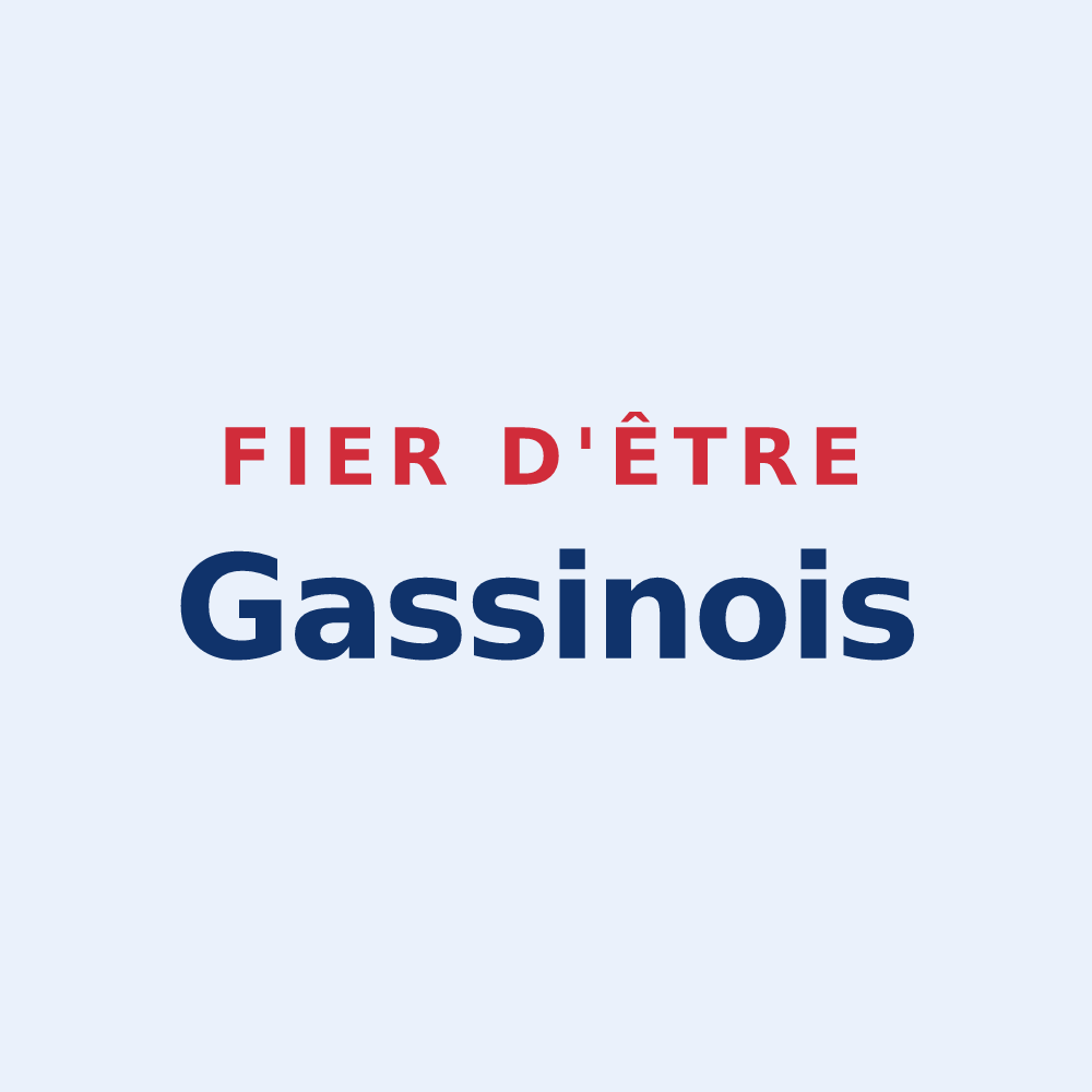 Sticker « Fier d'être Gassinois » — design pour Gassin