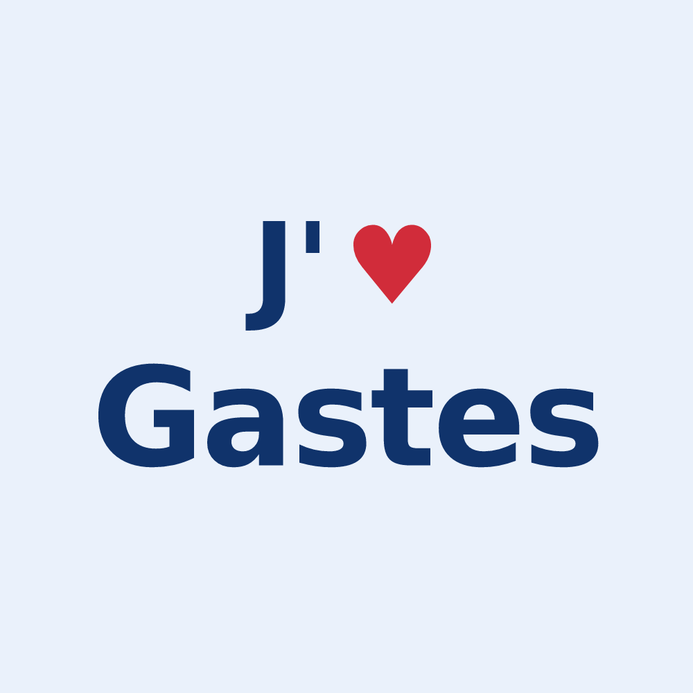 Sticker personnalisé Gastes — design J'aime Gastes