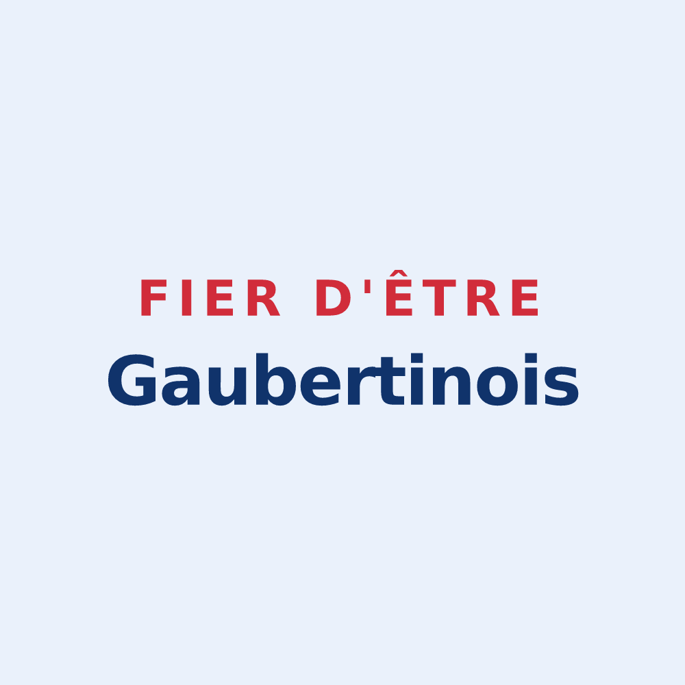 Sticker « Fier d'être Gaubertinois » — design pour Gaubertin