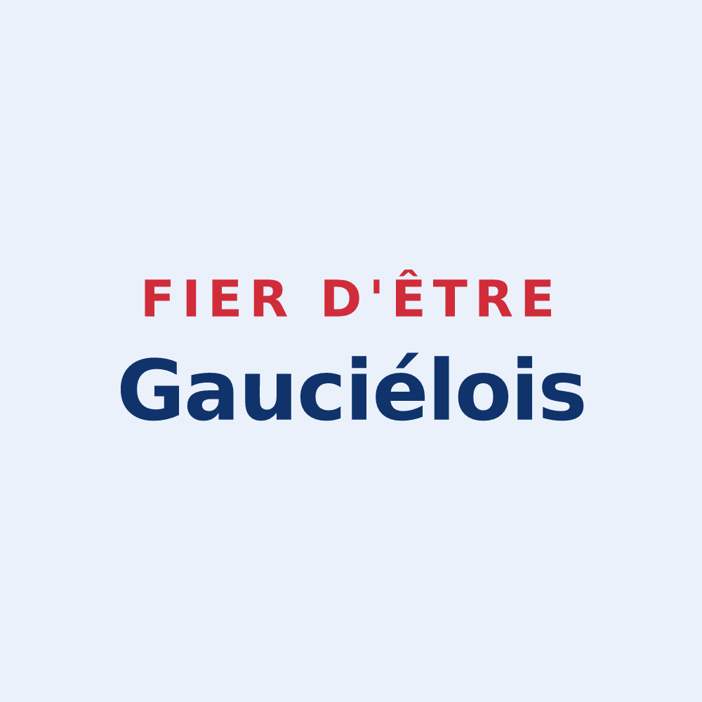Sticker « Fier d'être Gauciélois » — design pour Gauciel