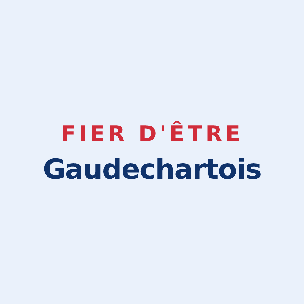 Sticker « Fier d'être Gaudechartois » — design pour Gaudechart
