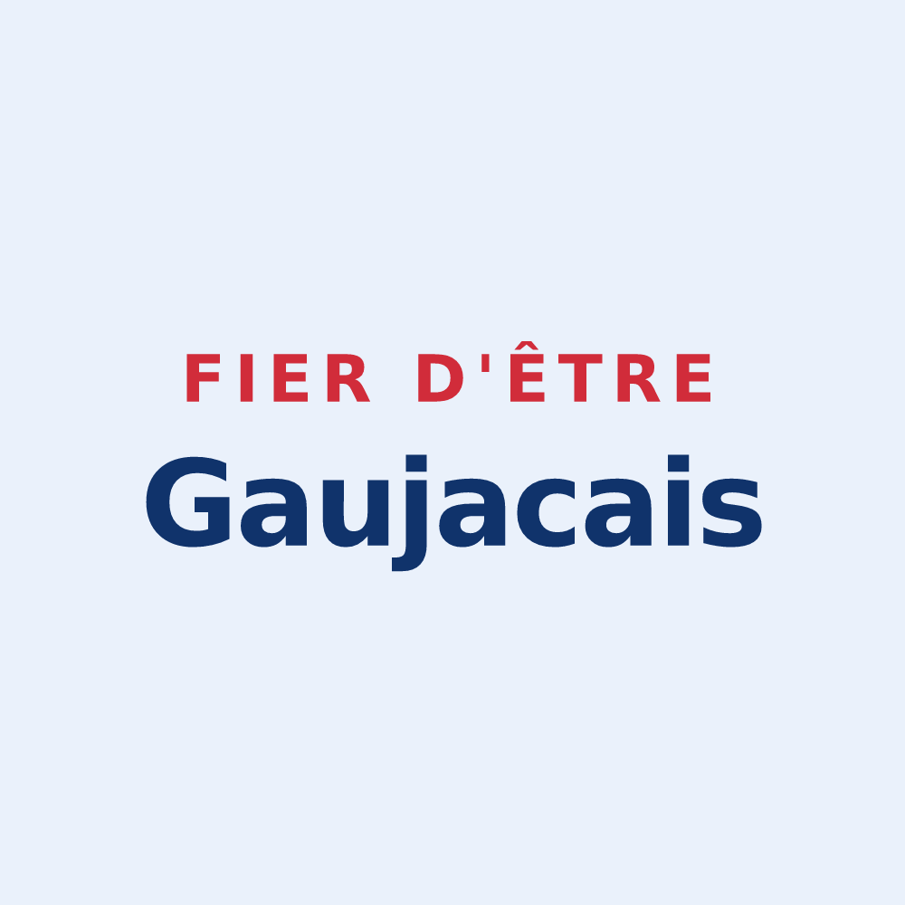 Sticker « Fier d'être Gaujacais » — design pour Gaujac