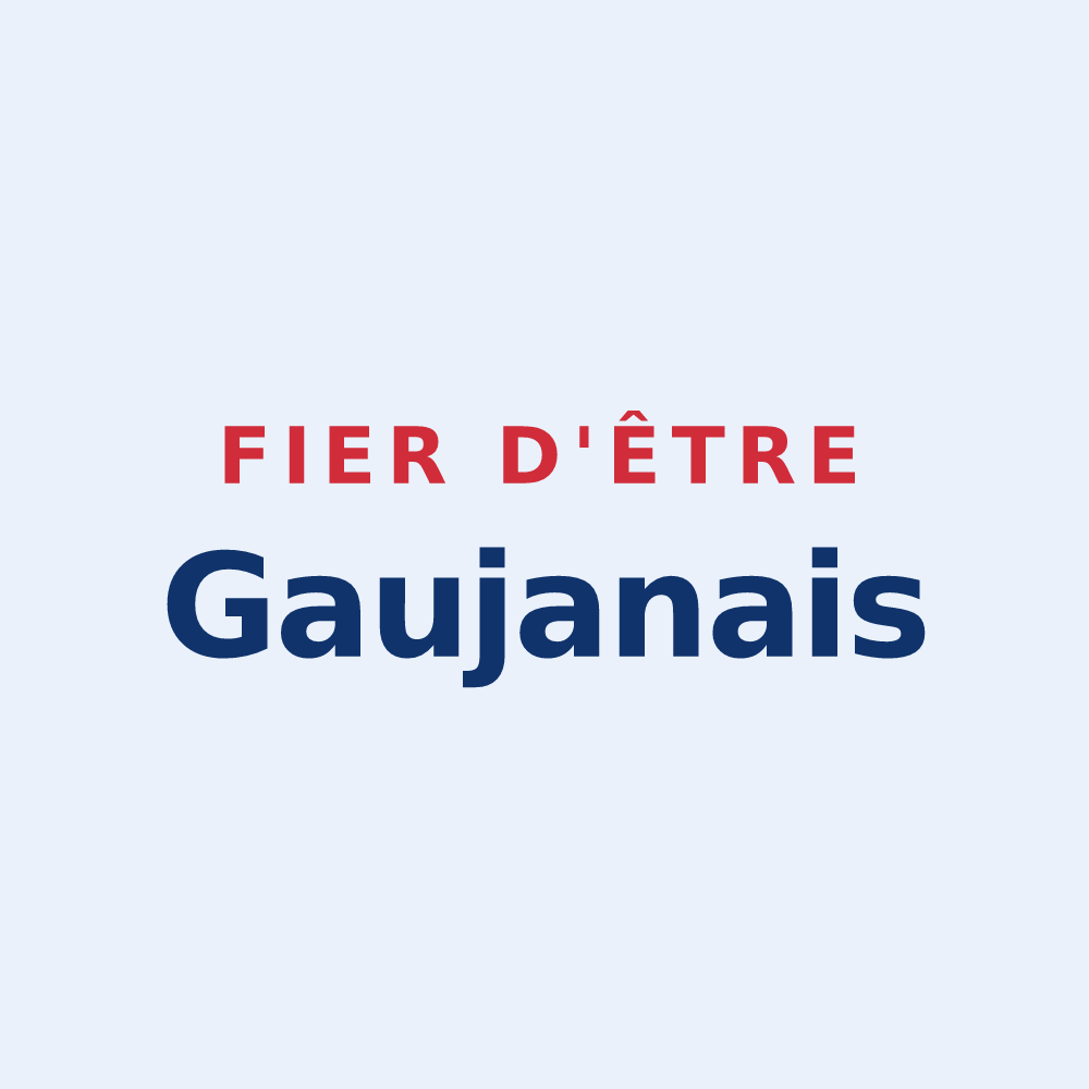 Sticker « Fier d'être Gaujanais » — design pour Gaujan