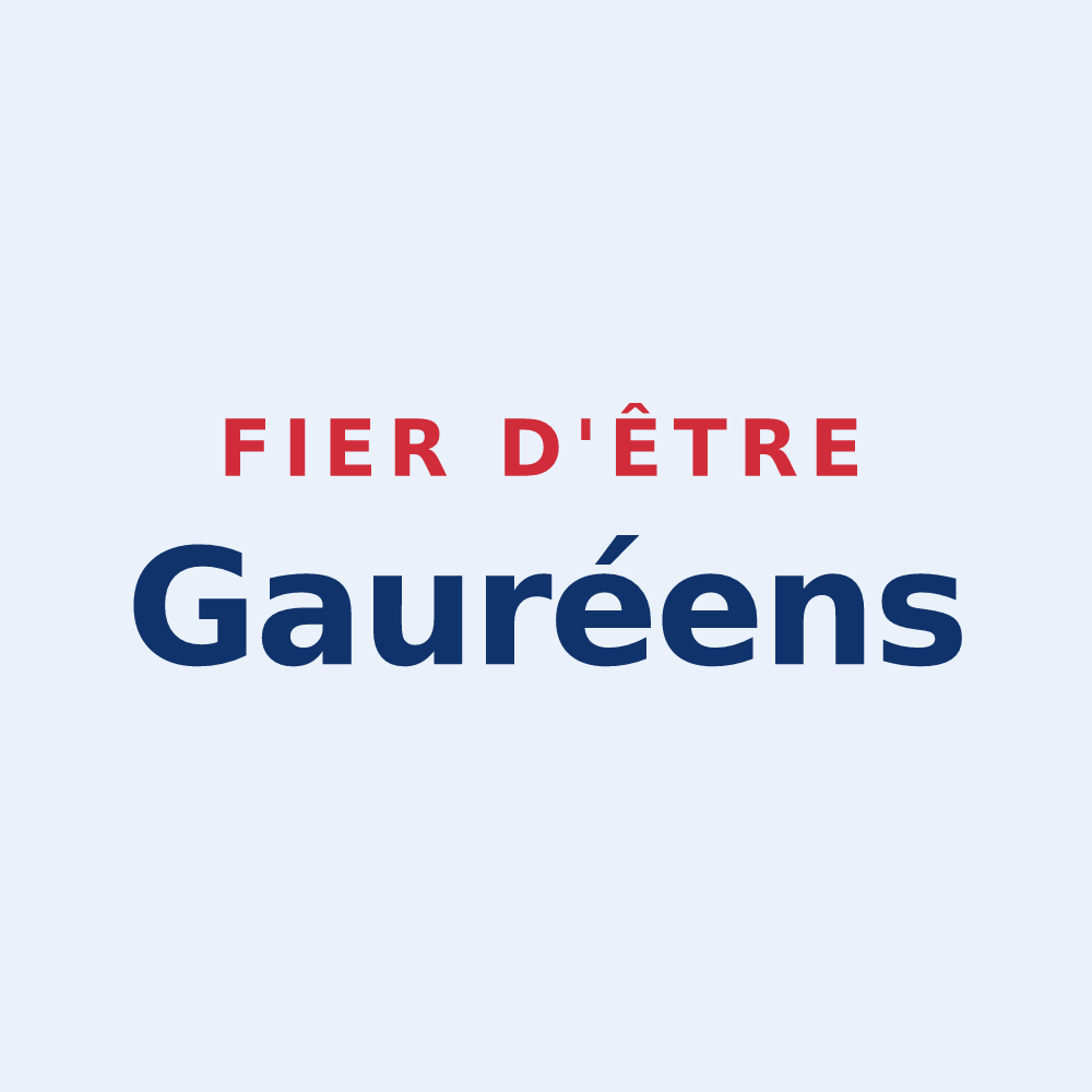 Sticker « Fier d'être Gauréens » — design pour Gauré