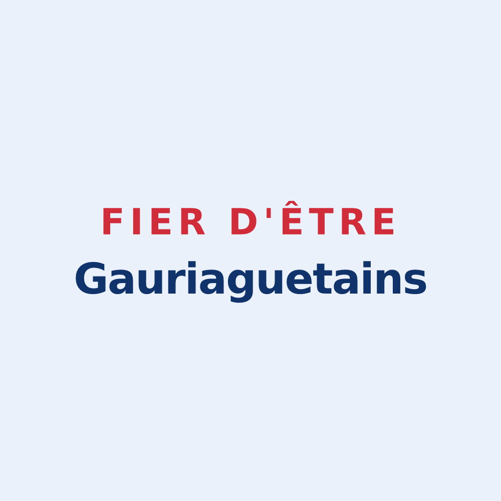 Sticker « Fier d'être Gauriaguetains » — design pour Gauriaguet