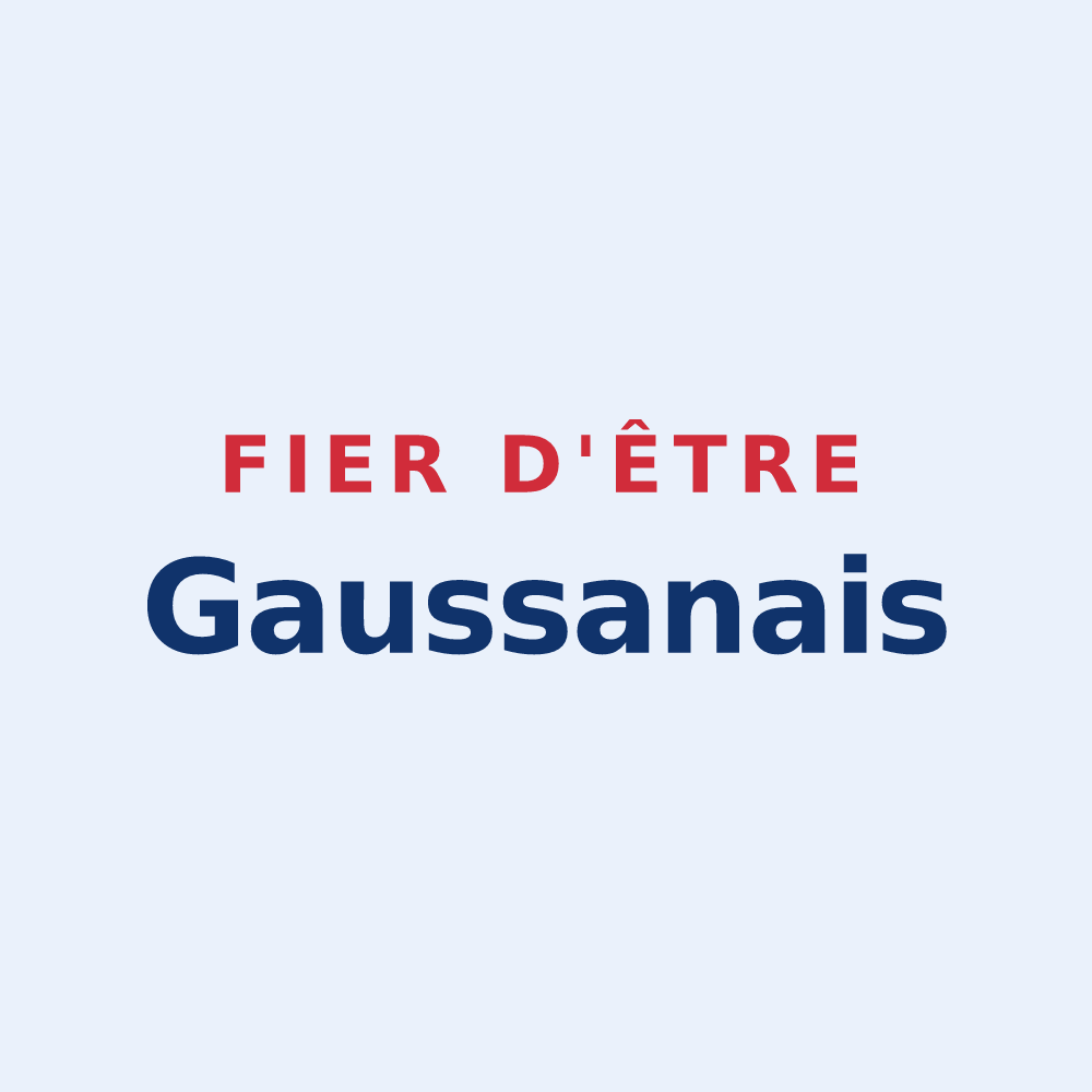 Sticker « Fier d'être Gaussanais » — design pour Gaussan