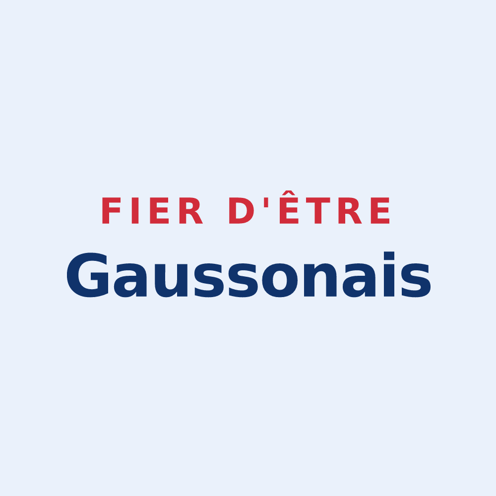 Sticker « Fier d'être Gaussonais » — design pour Gausson