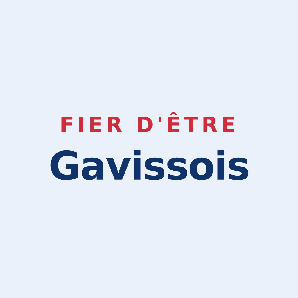 Sticker « Fier d'être Gavissois » — design pour Gavisse