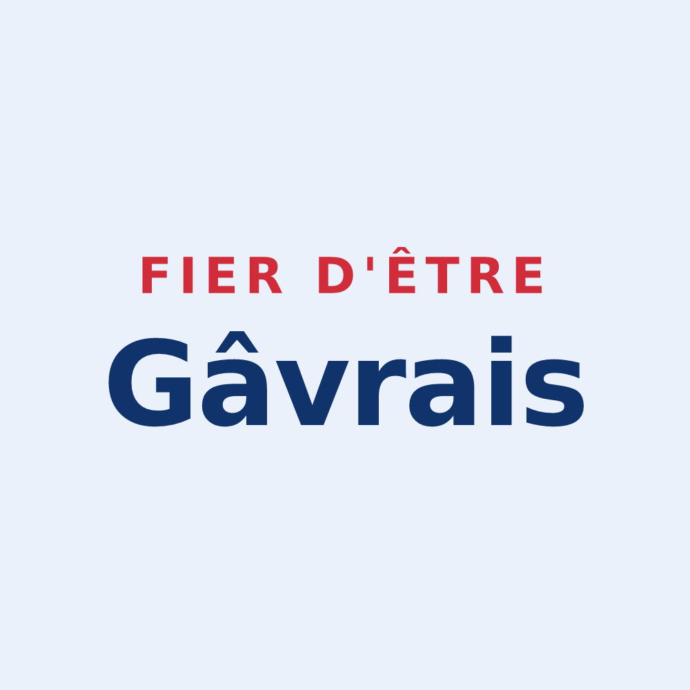 Sticker « Fier d'être Gâvrais » — design pour Gâvres