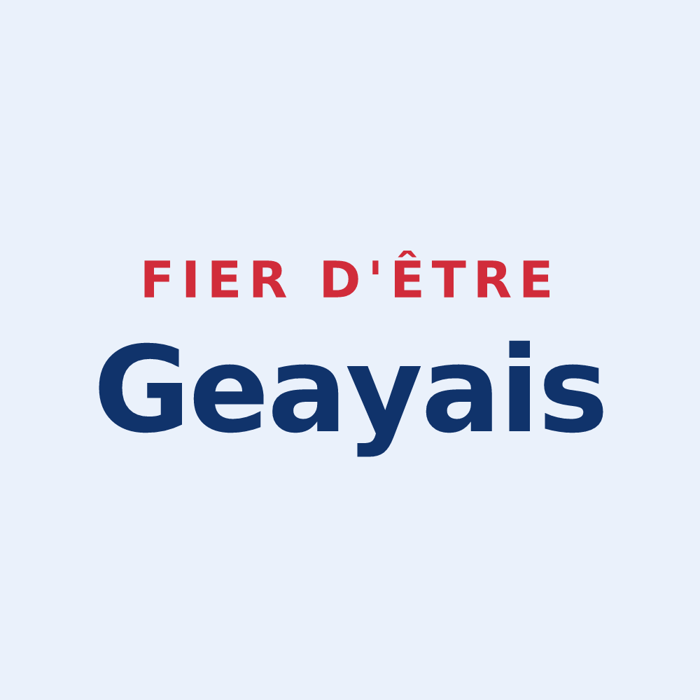 Sticker « Fier d'être Geayais » — design pour Geay