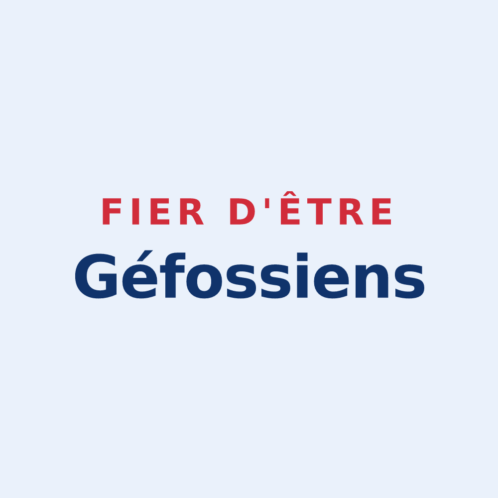 Sticker « Fier d'être Géfossiens » — design pour Géfosse-Fontenay