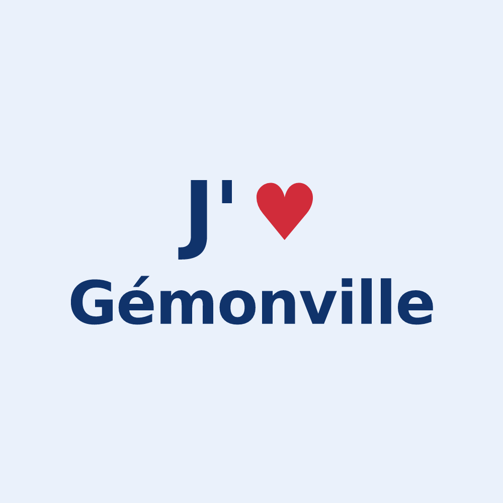 Sticker personnalisé Gémonville — design J'aime Gémonville