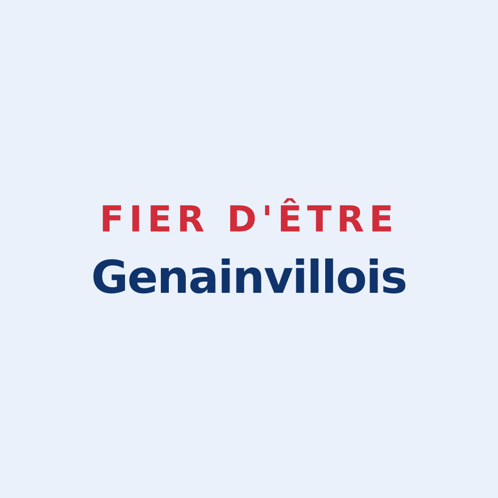 Sticker « Fier d'être Genainvillois » — design pour Genainville
