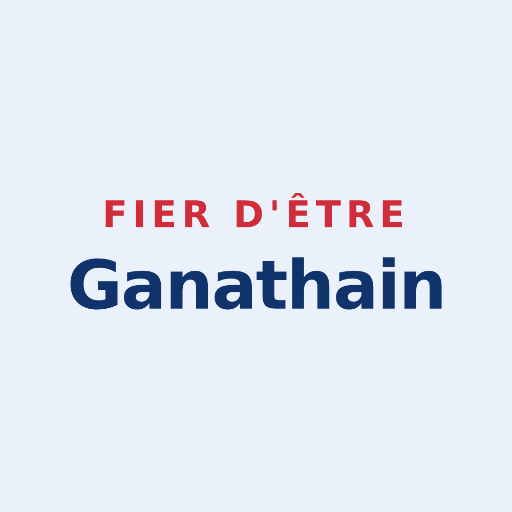 Sticker « Fier d'être Ganathain » — design pour Genay