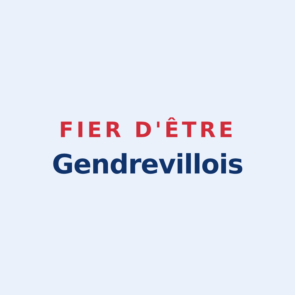 Sticker « Fier d'être Gendrevillois » — design pour Gendreville